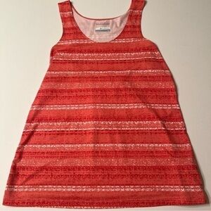 EUC Columbia Women's Omni-Wick Lightweight Hike Tank Top Orange Size S/P $60 (Y)
